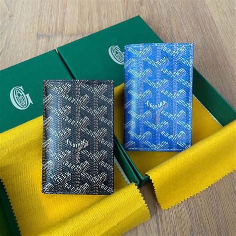 goyard going off the wallet|goyard men's wallet price 2022.